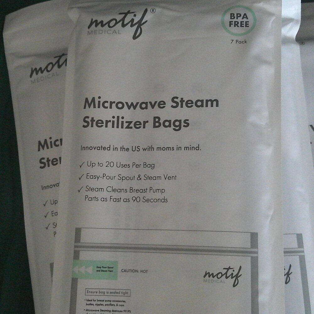 Microwave Steam Sterilizer Bags - (3 Pack)